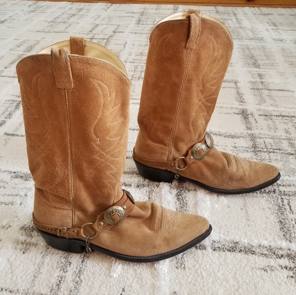 Light Brown Western Cowboy Boots SCM7018 Men SZ 13